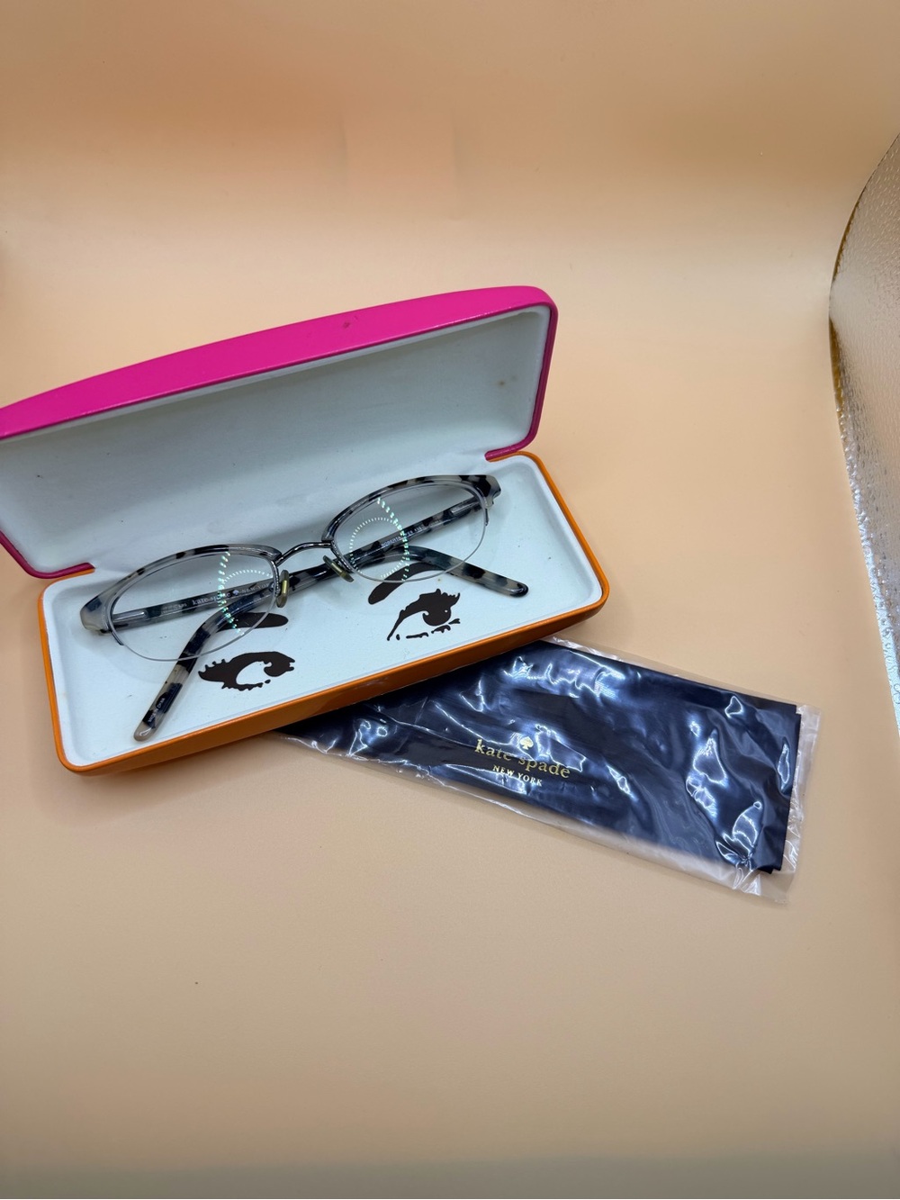 kate spade Speckled Tortoiseshell Eyeglasses Frame